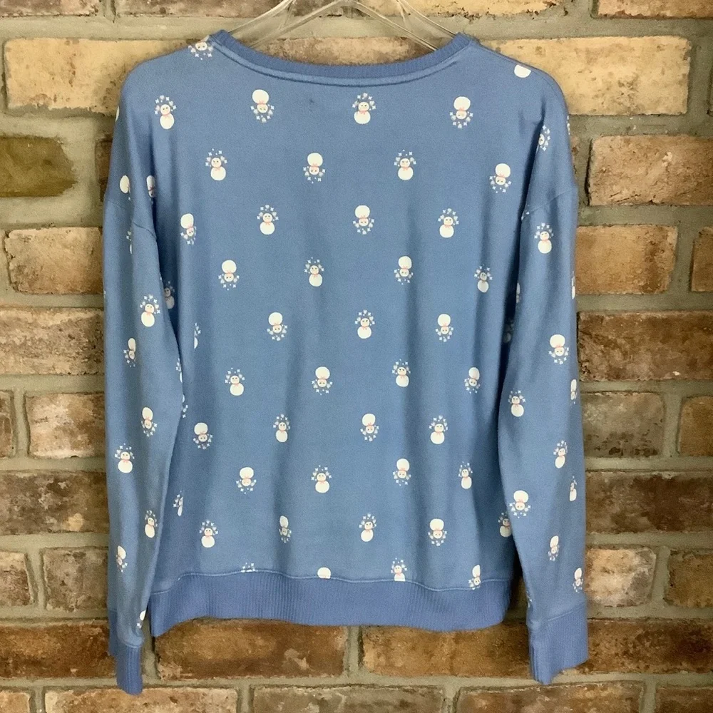 LC LAUREN CONRAD Intimates Snowman Sweater SZ-M - Picture 9 of 9
